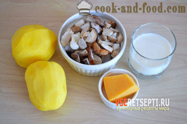 Zapiekanka ziemniaczana z grzybami i serem