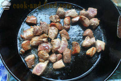 Kapusta receptury z mięsa i fasoli