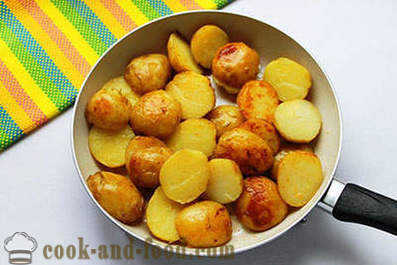 Gotowane ziemniaki smażone