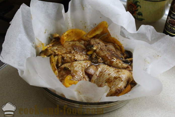 Kurczak w sosie teriyaki w piekarniku - jak gotować kurczak teriyaki, krok po kroku przepis zdjęć