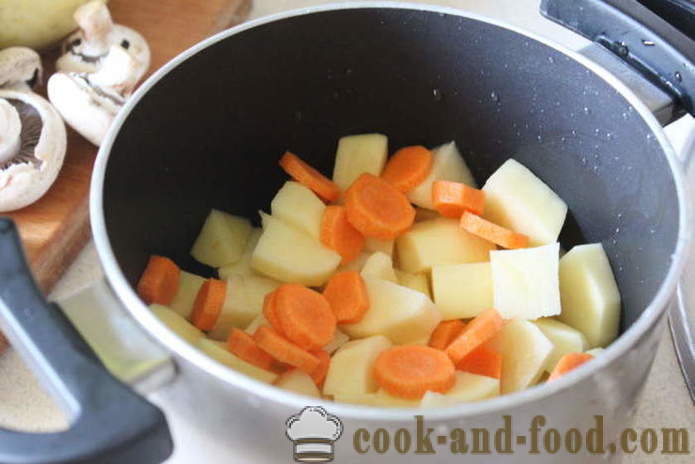Zupa z wątróbką drobiową - jak gotować zupę z wątroby, krok po kroku przepis zdjęć