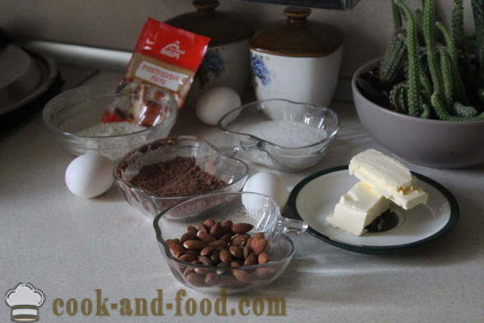 Ciasto czekoladowe z całych gruszek - Jak zrobić ciasto czekoladowe z gruszką domu, krok po kroku przepis zdjęć