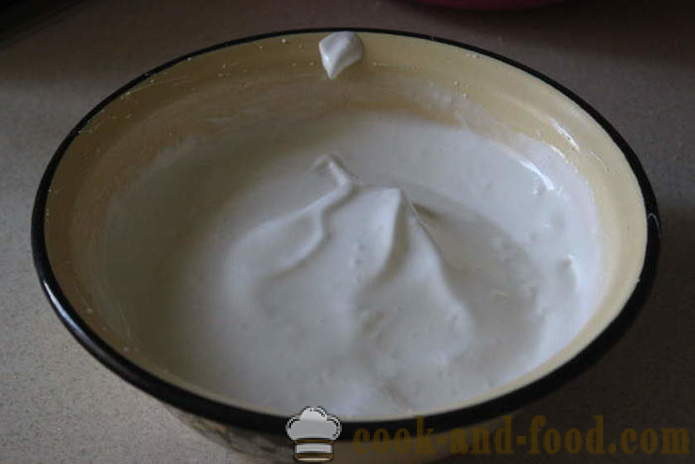 Ser pieczony ze skrobi, makiem i żurawiną - Jak zrobić ser cottage zapiekankę do piekarnika na białkach, krok po kroku przepis zdjęć