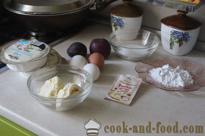 Sernik z brzoskwiniami - Jak upiec ciasto z serem i brzoskwiniami, z krok po kroku przepis zdjęć