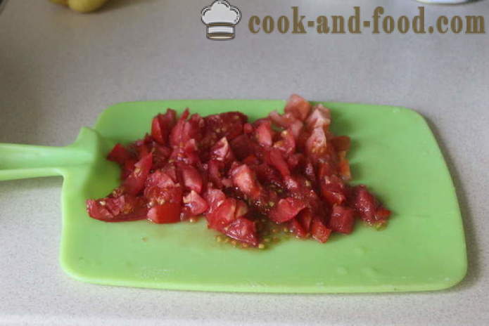 Włoski makaron z pomidorami i ryby - jak gotować makaron z rybą i pomidorami, krok po kroku przepis zdjęć