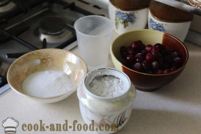 Drożdżowy placek z cherry-ślimak - Jak zrobić ciasto wiśniowe jak ślimak z ciasta drożdżowego, krok po kroku przepis zdjęć