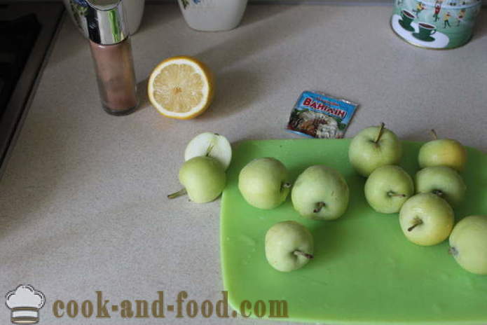 Kompot jabłkowy z cytryny świeżych jabłek - jak ugotować kompot jabłkowy świeżych jabłek, krok po kroku przepis zdjęć