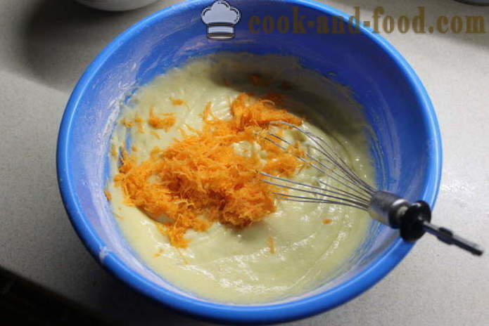 Marchew ciasto ze skórką pomarańczową - jak upiec ciasto z pomarańczy i marchwi, z krok po kroku przepis zdjęć