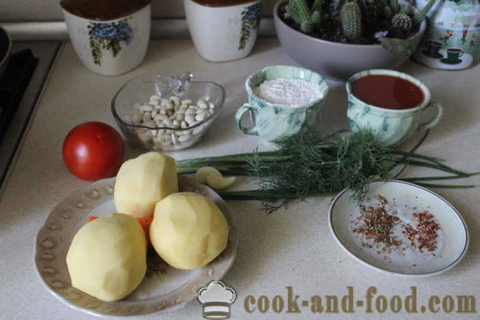 Zupa fasolowa z klopsikami - jak gotować zupę z fasoli i klopsy, krok po kroku przepis zdjęć