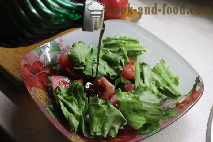 Pyszne sałatki z rukolą i pomidorami - Jak przygotować sałatkę z rukolą, krok po kroku przepis zdjęć