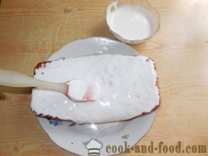 Wisienka z żelatyny na Wielkanoc ciasto - jak przygotować glazury bez jaj, krok po kroku przepis zdjęć
