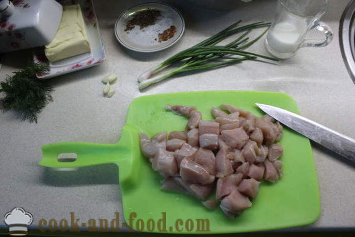 Klops zupa z mielonego kurczaka - jak zrobić klopsiki z mielonego mięsa zupy, krok po kroku przepis zdjęć