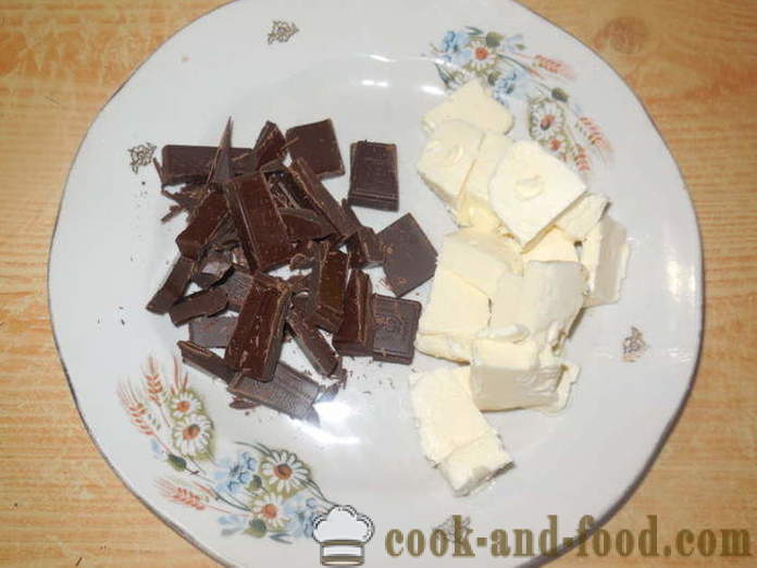 Domowe ciasto czekoladowe z ziemniakami skróconego mlecznych - jak gotować tort ziemniaki, krok po kroku przepis zdjęć
