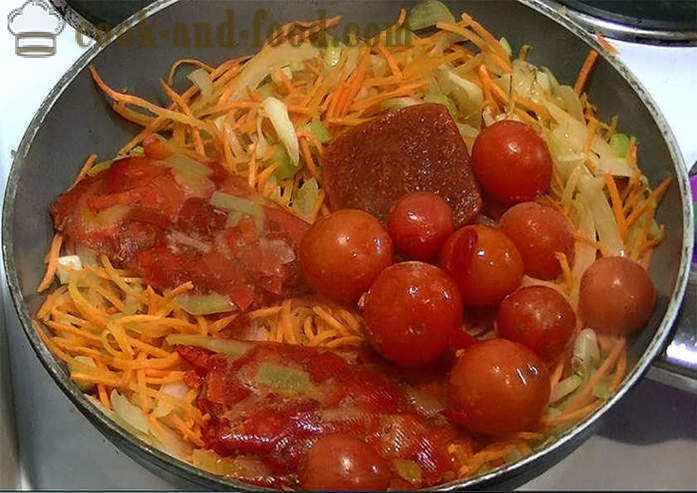 Dietetyczny lasagne z warzywami i mięsem - jak gotować lasagne w domu, krok po kroku przepis zdjęć