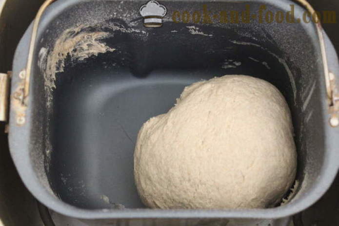 Rustykalny chleb w wypieku pieczywa z żyta i pszenicy mąki - jak zrobić chleb z różnych rodzajów mąki w ekspres do chleba, krok po kroku przepis zdjęć