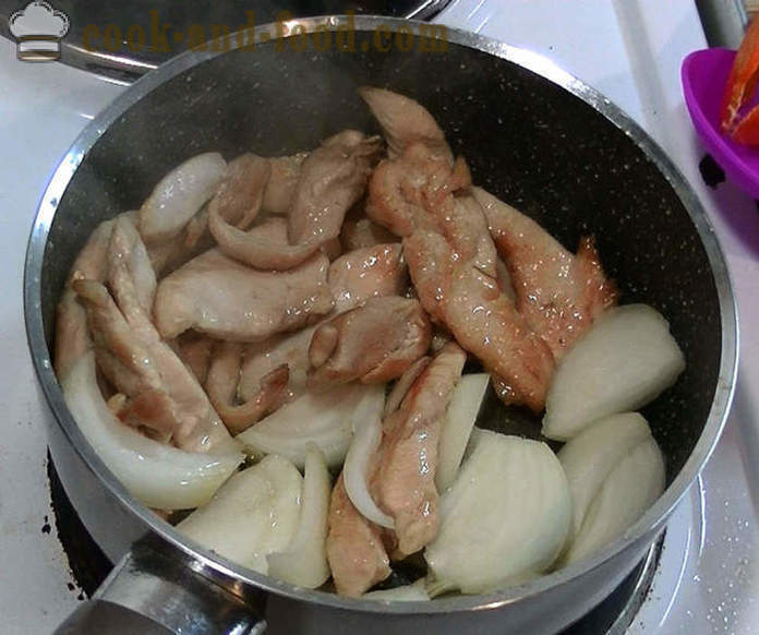 Pierś z kurczaka w sosie sojowym chiński - jak gotować kurczaka w chińskim sosie, krok po kroku przepis zdjęć