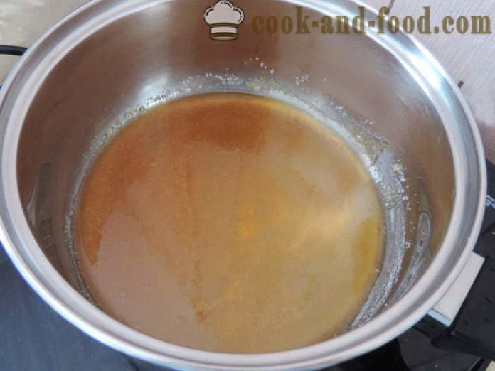 Karmel lody z mleka bez jaj - Jak przygotować lody domowej roboty bez jaj, krok po kroku przepis zdjęć
