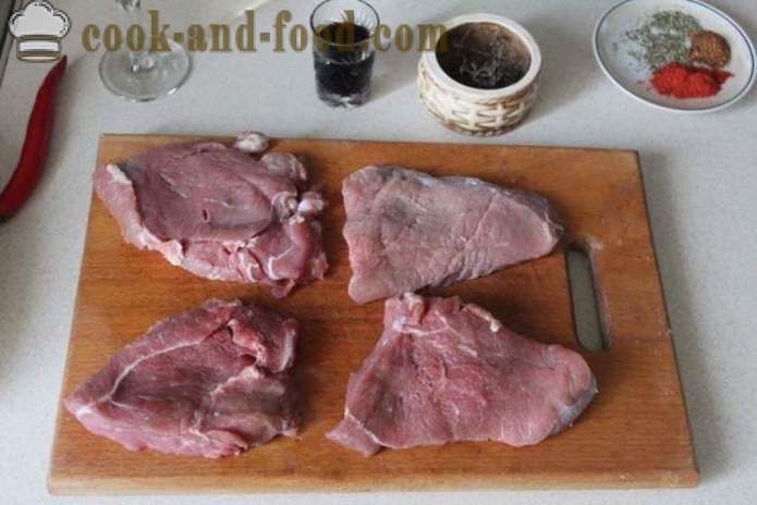 Stek wołowy na patelni - jak upiec stek wołowy, krok po kroku przepis zdjęć