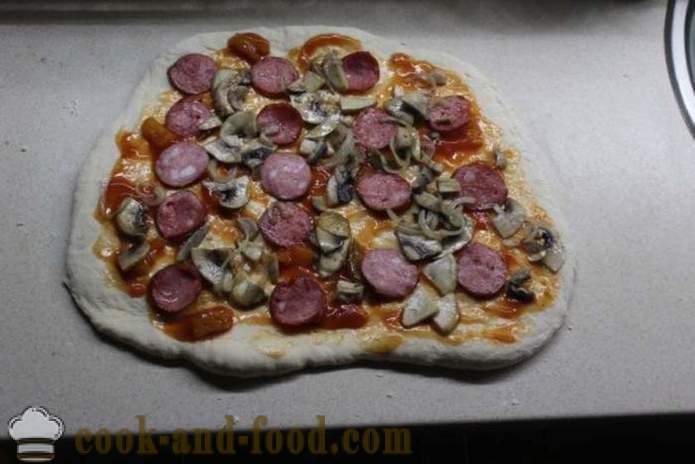 Stromboli - Pizza rolka zaczynu, jak zrobić pizzę w rolce, krok po kroku przepis zdjęć