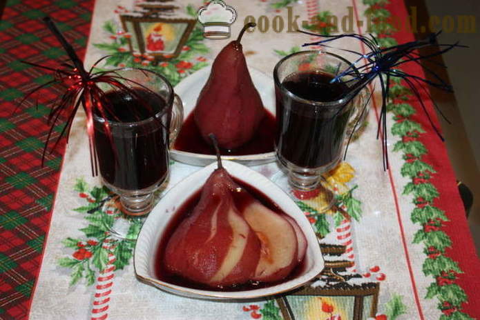 Gruszka grzane czerwone wino wytrawne - jak gotować grzane wino w domu, krok po kroku przepis zdjęć