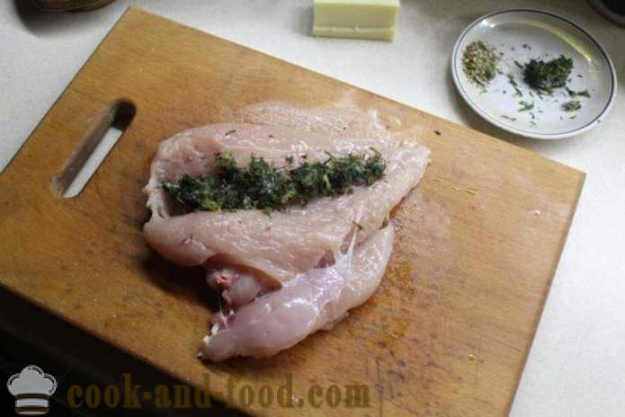 Ser rolka z piersi kurczaka w piekarniku - jak zrobić bułkę z kurczaka w domu, krok po kroku przepis zdjęć