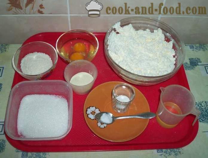 Dietetyczne ser kokosowe ciastka bez mąki - Jak zrobić dietetyczne twaróg naleśniki z kaszy manny, krok po kroku przepis zdjęć