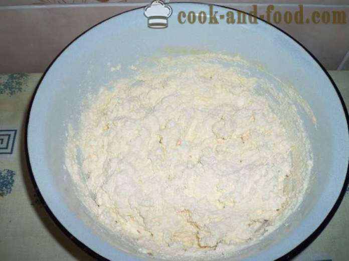 Dietetyczne ser kokosowe ciastka bez mąki - Jak zrobić dietetyczne twaróg naleśniki z kaszy manny, krok po kroku przepis zdjęć
