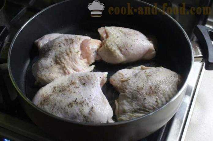 Chakhokhbili kurczaka w Gruzji - jak gotować chakhokhbili w domu, krok po kroku foto-receptury