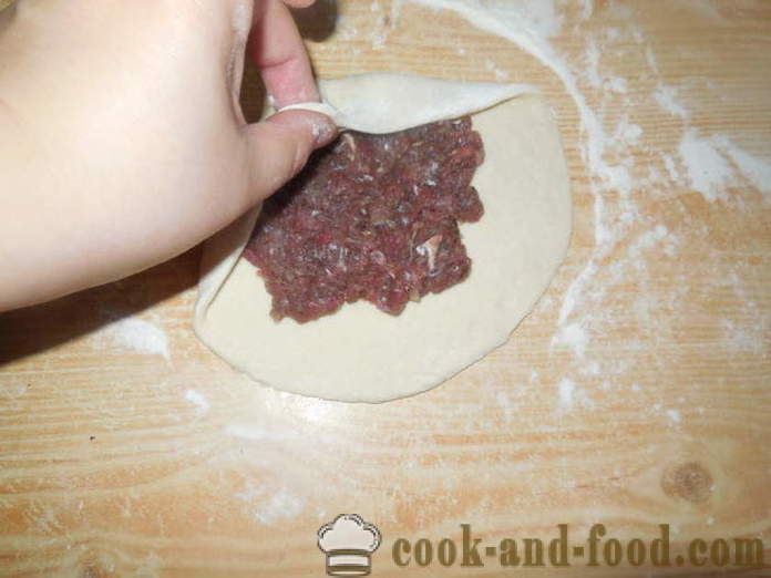 Tatar danie Căinari - jak zrobić tortille z mięsem w piecu, z krok po kroku przepis zdjęć