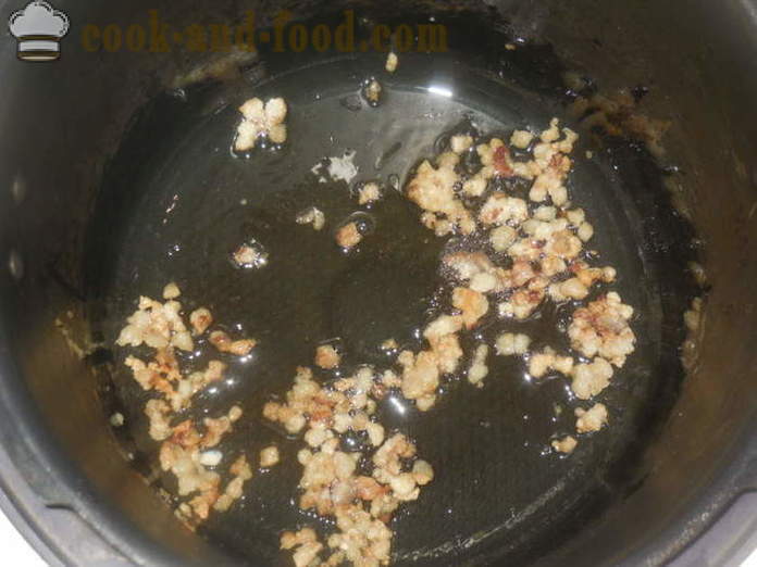 Kuskus z jagnięciny w multivarka - jak gotować kuskus w multivarka z mięsem, krok po kroku przepis zdjęć