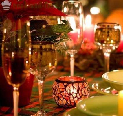 Serwowania i dekoracji stołu na Sylwestra 2018 - idei jak udekorować stół świąteczny w roku Psa własnymi rękami