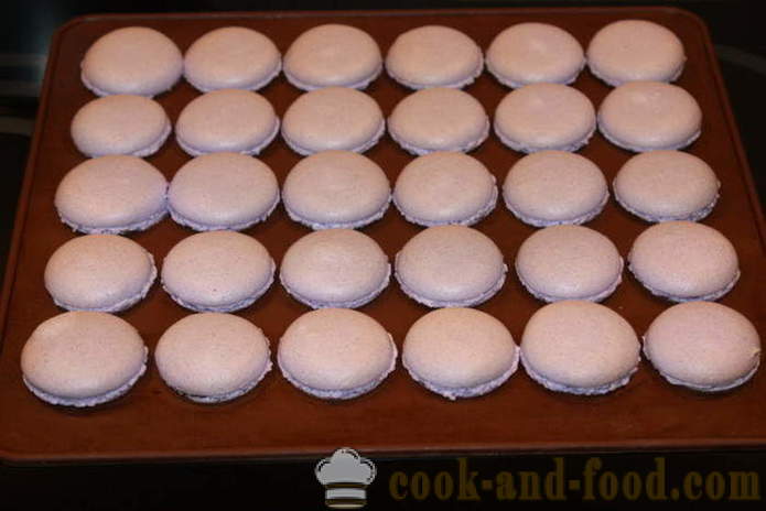 Cookies makarons gustownie lawendy - jak zrobić makarons w domu, krok po kroku przepis zdjęć