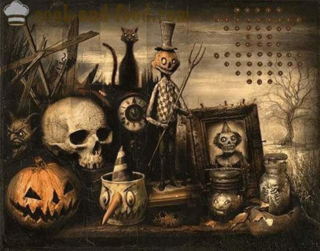 Scary Halloween karty z popołudnie - zdjęcia i pocztówki na Halloween za darmo
