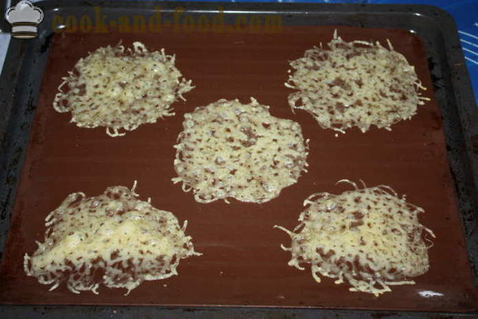 Pyszne sałatki grzyby w koszu serem - Jak zrobić ser kosze sałaty, krok po kroku przepis zdjęć