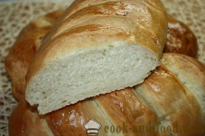 Pokrojony chleb w piecu - jak upiec chleb pokrojony w piecu w domu, krok po kroku zdjęć receptury