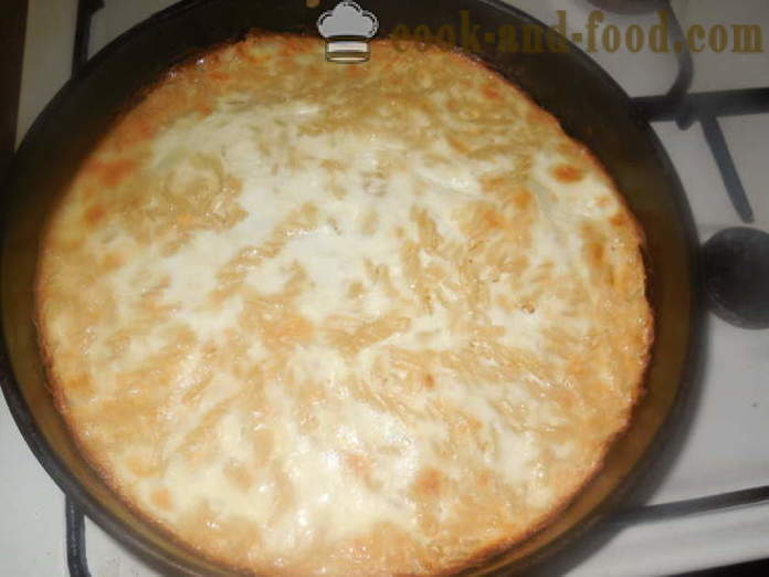 Pieczony makaronu i sera słodkie - jak gotować makaron zapiekankę w piecu, krok po kroku przepis ze zdjęciem