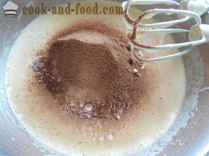 Homemade czekoladowe gofry chrupiące - jak zrobić gofry w żelaza wafel, krok po kroku przepis zdjęć