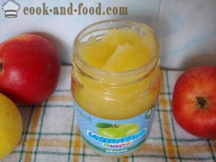 Dziecko jabłko sos ze świeżych jabłek - Jak zrobić jabłkowym dziecko w domu, krok po kroku przepis zdjęć