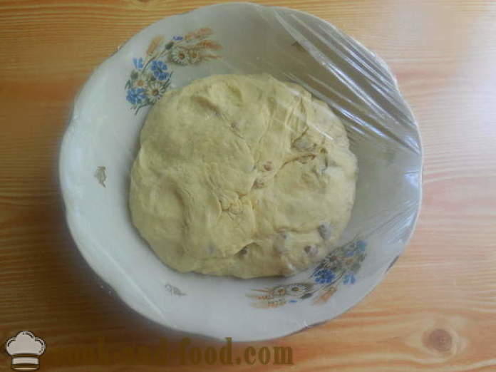 Home ukraiński chleb z boczkiem i smalec - jak upiec chleb w piecu chlebowym w domu, krok po kroku przepis zdjęć