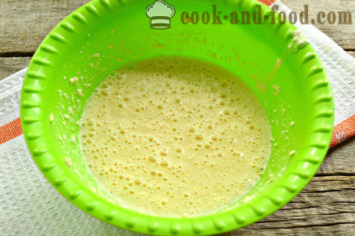 Lemon pie na semoliny i jogurt w kształcie tortu - Jak zrobić kefir mannę, krok po kroku przepis zdjęć