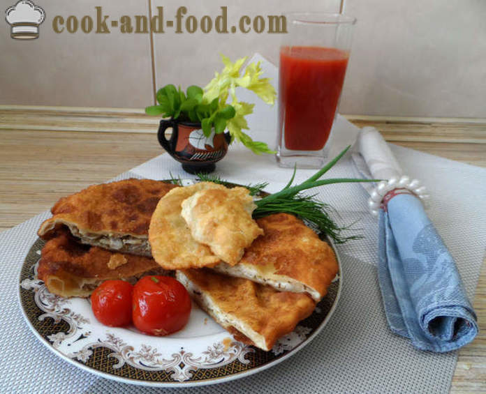 Paszteciki z mięsem i serem w greckich - Jak zrobić paszteciki w domu, krok po kroku przepis zdjęć