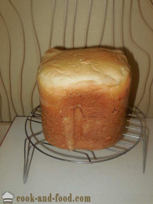 Ser chleb na surowicy do pieczenia chleba - jak upiec chleb w ekspres do chleba z twarogiem w surowicy, krok po kroku przepis zdjęć