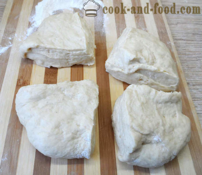 Bułki drożdżowe z serem - Jak gotować oryginalne przekąski, krok po kroku przepis zdjęć