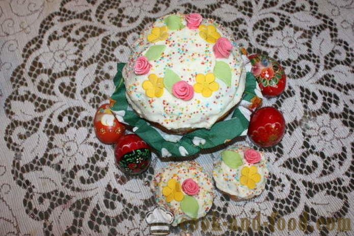 Słodki na Wielkanoc ciasto z żelatyny białek, tak aby nie kruszy się - jak zrobić ciasto do słodkiego domu krok po kroku przepis zdjęć