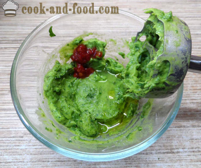 Zielony sos guacamole klasyczny - jak zrobić awokado guacamole w domu, krok po kroku przepis zdjęć