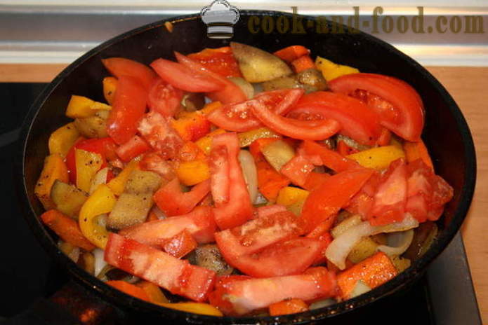 Spalanie gorące surówka z bakłażanem - jak gotować gorący surówka, poshagovіy przepis ze zdjęciem