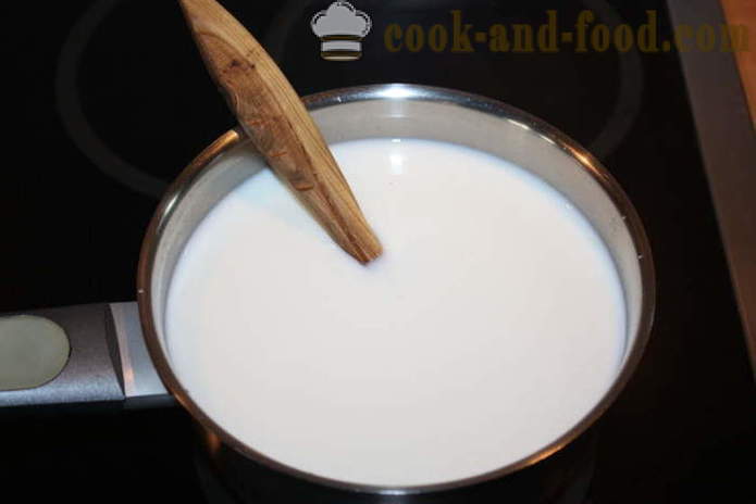 Owsianka mleko z sago - jak gotować owsiankę z sago smaczne, z krok po kroku przepis zdjęć