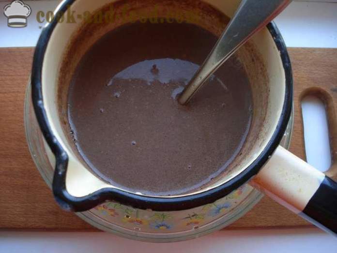 Domowe lody z kakao i skrobi - Jak zrobić lody czekoladowe w domu, krok po kroku przepis zdjęć