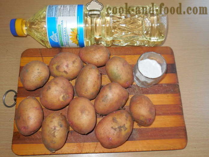 Pieczone ziemniaki w mundurkach w piekarniku - jak pyszne ziemniaki pieczone w mundurkach w piekarniku, z krok po kroku przepis zdjęć