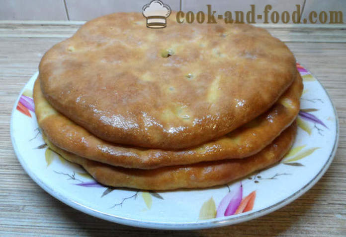 Pyszne placki z różnymi nadzieniami Osetii - jak gotować ciasta Osetii w domu, krok po kroku przepis zdjęć